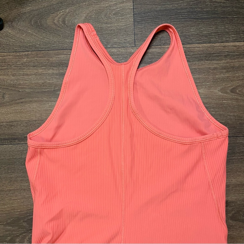 Lululemon Base Pace Ribbed Tank Top - Raspberry Cream - Picture 10 of 12